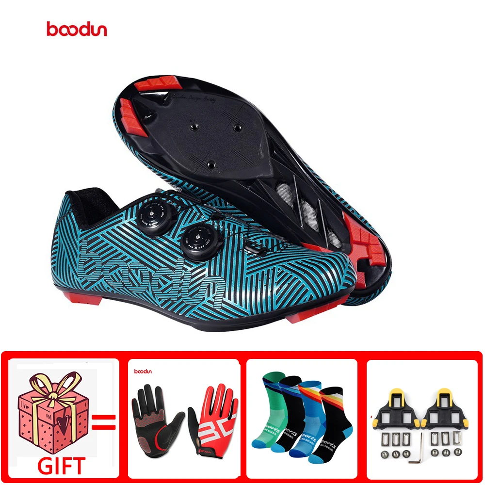 

Boodun new cycling shoe MTB road bike Non-Slip Professional Bike Racing Shoes Breathable Self-Locking shoe men's sports shoes