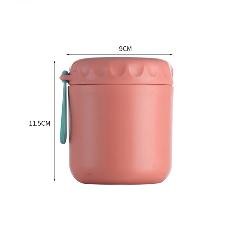 430ml Food Thermal Jar Insulated Soup Containers Stainless Steel Lunch Box  Drinking Cup