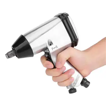 

1/2" Drive Pneumatic Air Impact Wrench Kit Single Hammer Front Exhaust Auto Repair Pneumatic Tools With 10pcs Sockets