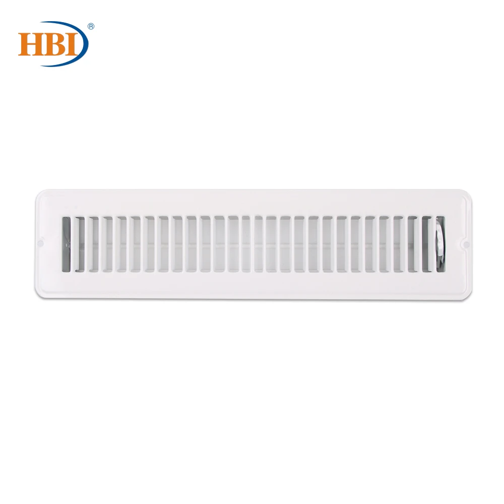 2 X 14 White Floor Air Register Floor Diffuser With Holes For Rv