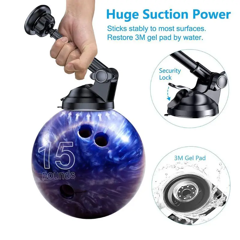Universal Magnetic Telescopic Car Mount 360 Degree Rotation Mobile Phone Stand Holder for iPhone 7/6/Samsung Huawei Xiaomi HTC S