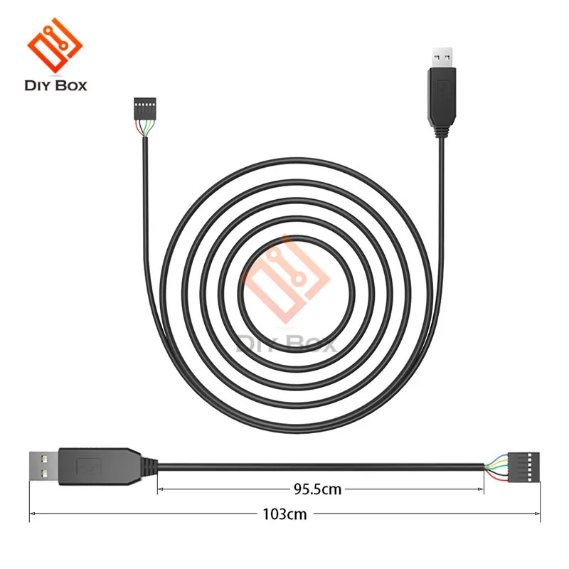 10 шт. 6Pin FTDI FT232RL FT232 модуль для Arduino USB к ttl UART последовательный провод адаптер RS232 скачать кабель светодиодный индикаторный модуль