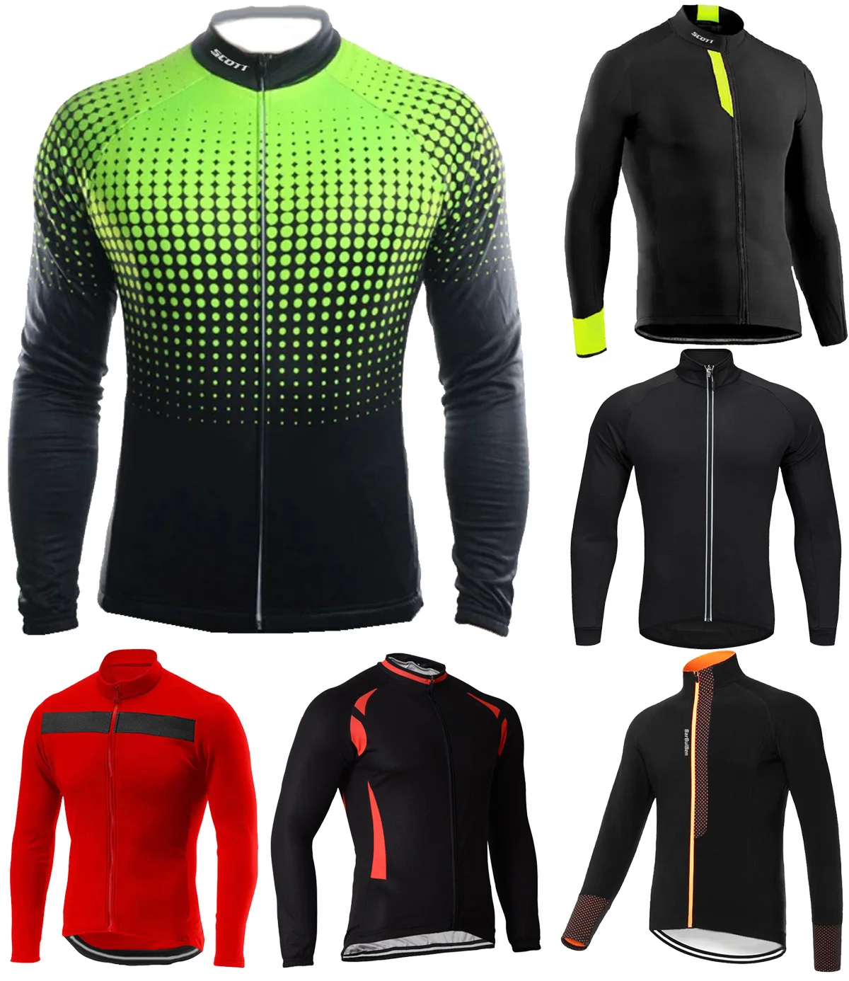

Long Sleeve Cycling Jersey, Bicycle Bike Clothing, MTB Bib Sports Shirt, Team Pro Motocross, Mountain Road, Tight Top Jacket, MX