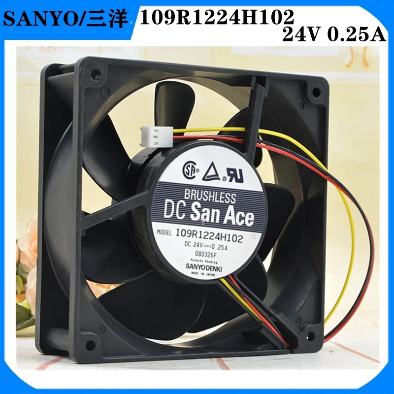 

Original 109R1224H102 24V 0.25A 12038 12cm inverter double ball cooling fan