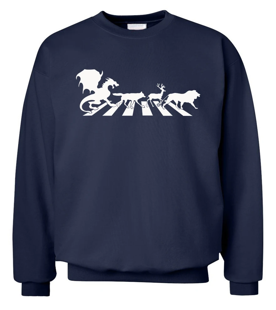 

Game of Thrones Abbey Road Parody men sweatshirt hoodies 2020 spring winter hot sale fleece men hooded fashion brand clothes