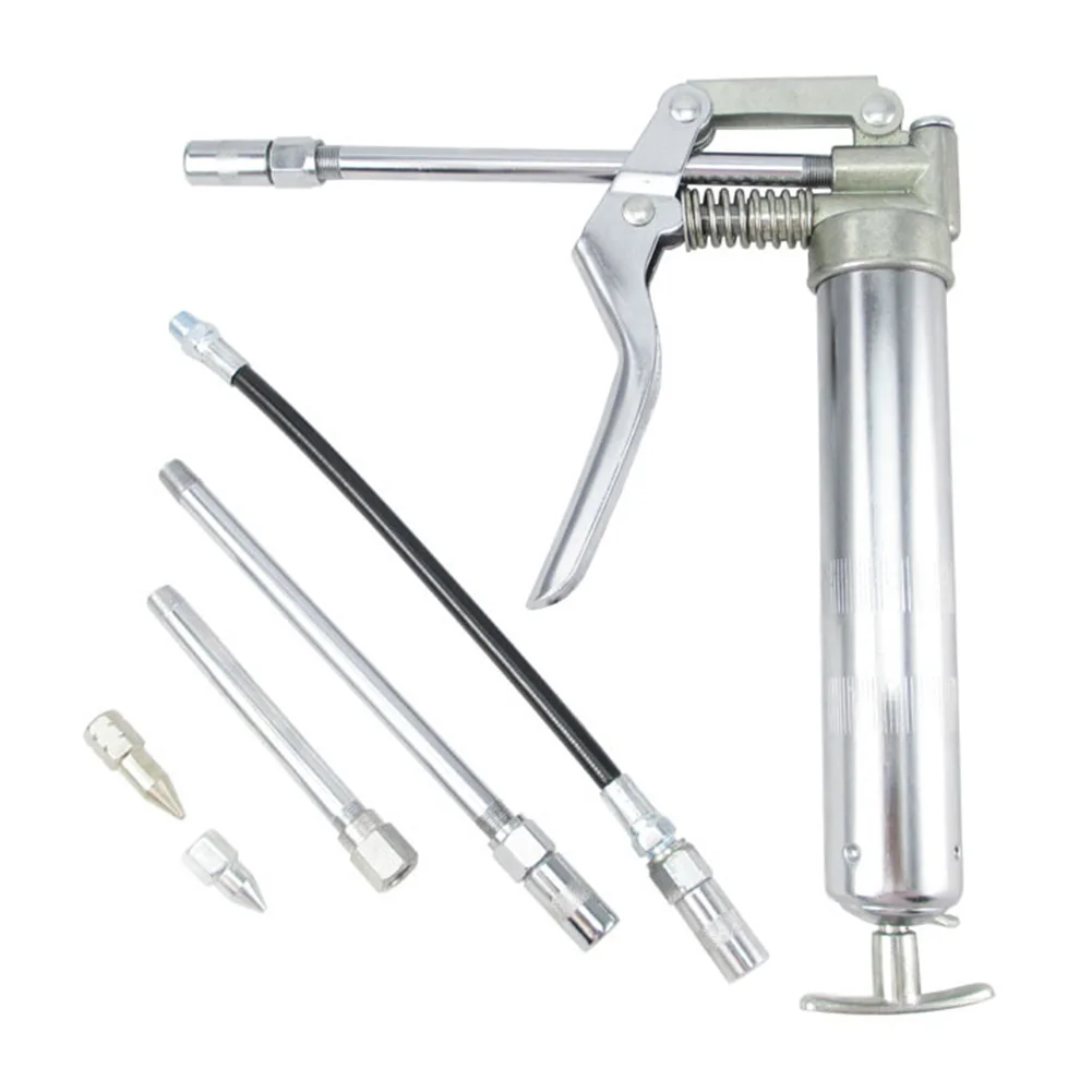 CC Mini Grease Gun Pistol Grip One Handed Grease Greasing Lube Tool For Auto Repair Lubrication