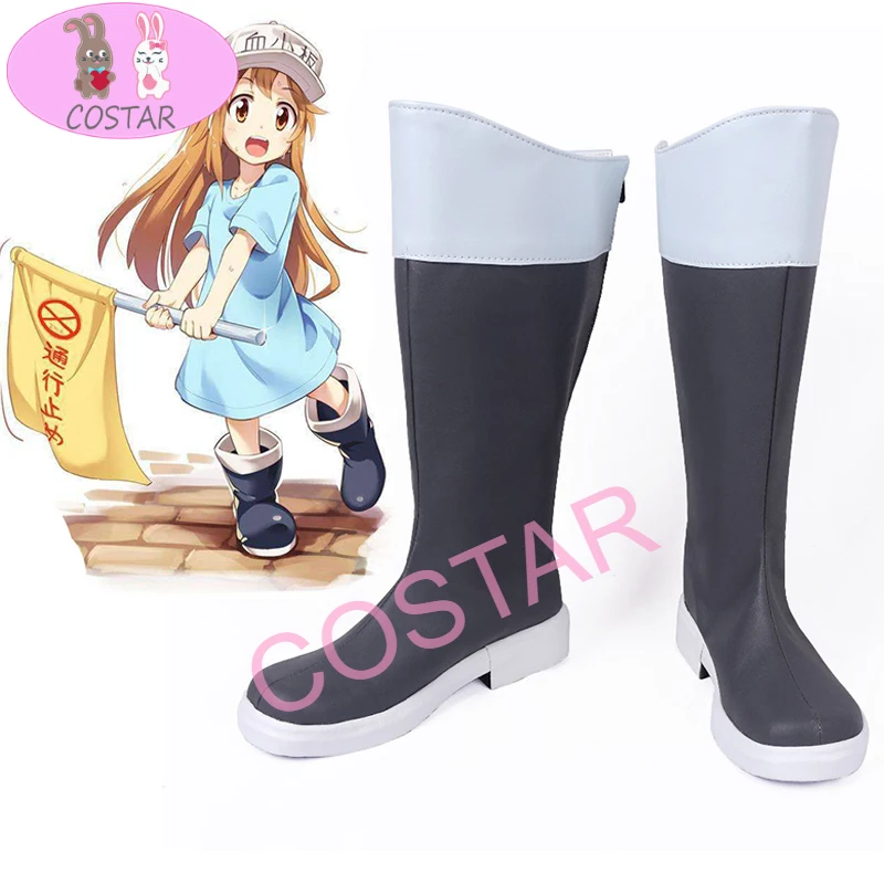 

COSTAR Anime Cells At Work Cosplay Shoes Platelet Cosplay Boots Halloween Party Daily Leisure Shoes