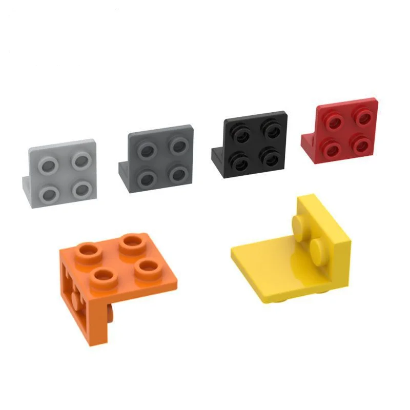 

10 PCS Bricks 99207 Bracket 1x2 2x2 Invert High-tech Assembles Particles Building Blocks DIY Educational Kids Spare Toys