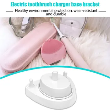 

Electric Toothbrush Base Holder Toothbrush Head Holder Toothbrush Charger Base for Braun for Oral B Cn(origin) White ABS