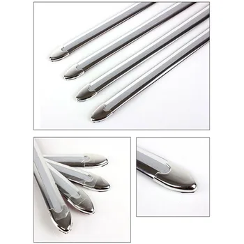 

Hot 4PCS Car SUV Edge Anti-Collision Strip Bumper Protector Bar Bumper Anti-Rubbing Shock Moldings