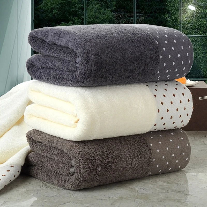 

Cotton Absorbent Bath Towel Large 70*140cm Solid Quick-Drying 17 Colors Soft Beach Bath Towel Thick Spa Towel for Adult
