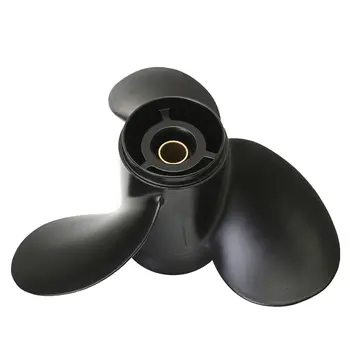 

3 Blades Outboard Propeller 1Pc Parts Aluminum Alloy Black Boat For Mercury 6-15HP