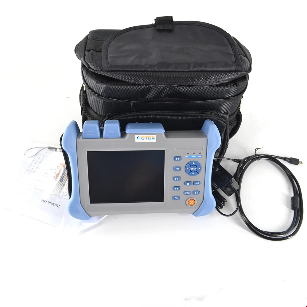 

1310/1550nm 32/30 120KM SM Optic Fiber OTDR Tester With 10mW VFL