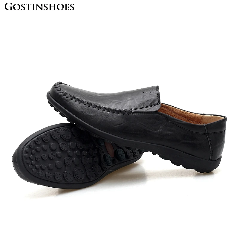 Mens Shoes Casual Brands Genuine Leather Men Loafers Luxury Moccasins Homme Slip On Zapatos | Обувь
