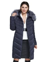  ZIAI 2022 Winter new arrival woman jacket parkas winter Natural fox fur collar quality women winter Long coat FR-2160 