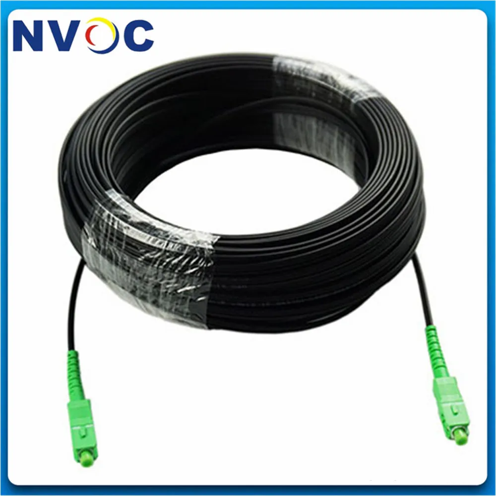 60 м FTTH GJXH волоконно оптический патч корд SM Simplex G657A LSZH SC/APC на обоих концах 50 см