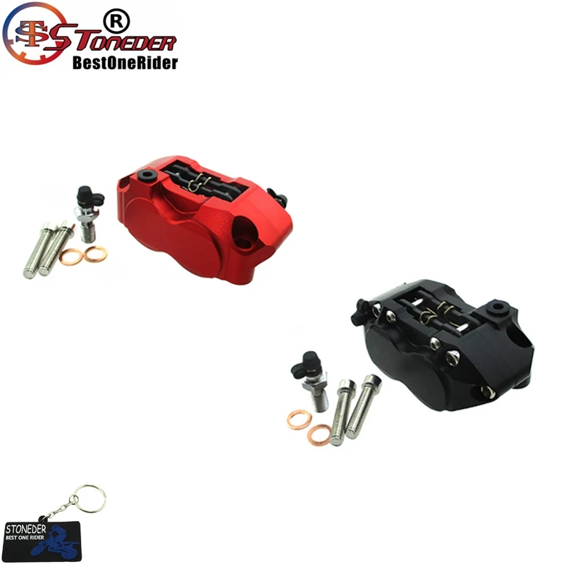 

STONEDER Performance Racing 4-piston Brake Caliper For Pit Dirt Mini Super Motard Bike Scooter