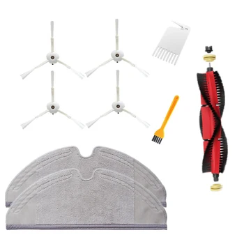 

2Pcs Mop + 1Pcs Main Brush + 4Pcs Side Brushes + 1Pcs White Brush + 1Pcs Yellow Brush for Xiaomi 1/1S/Stone/Xiaowa Vacuum Cleane