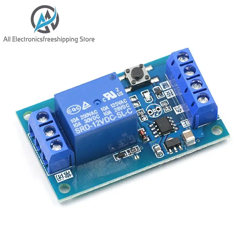 30A Schalter Timer Optocoupler Multifunktion DC 24V Verzögerung Relaismodul Neu