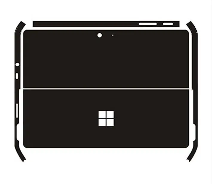 

Special Carbon fiber Vinyl outer lid Skin Sticker Cover For New Microsoft Surface GO 10"