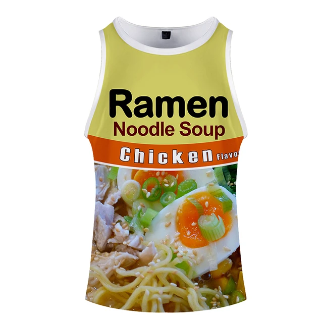 Kalksten underordnet Mig Japan Ramen Noodle Soup 3d Bodybuilding Tank Tops Costume Sleeveless O-neck  Men Women Fitness Vest Casual Sport Harajuku Clothes - Tank Tops -  AliExpress