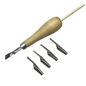 

Art Portable Colour Modulation DIY For Oil Painting Palette Cutter Kit Home Drawing School Supplies Multifunction Wood Handle