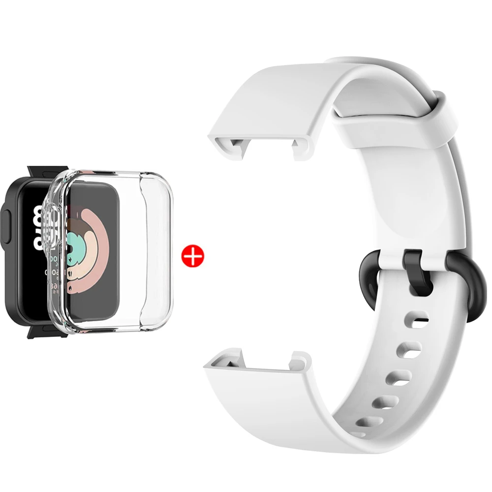 Zerobreak Watch Strap For Mi Watch Lite Strap Replacement Strap For XiaoMi Mi Watch Lite Strap Bracelet With Protector Case 