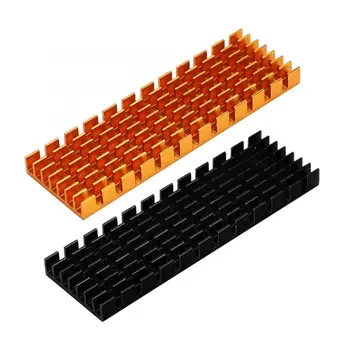 

M.2 SSD 2280 PCIE Solid State Drive Heat Sink Cooling Fin 70x22x6mm for Desktops