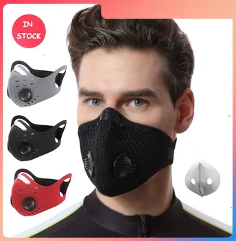 

1pcs anti flu Dust Mask With Filter Anti Pollution Breathable Cycling Mask Respirator Mask Activated Carbon Air Fliter Mask