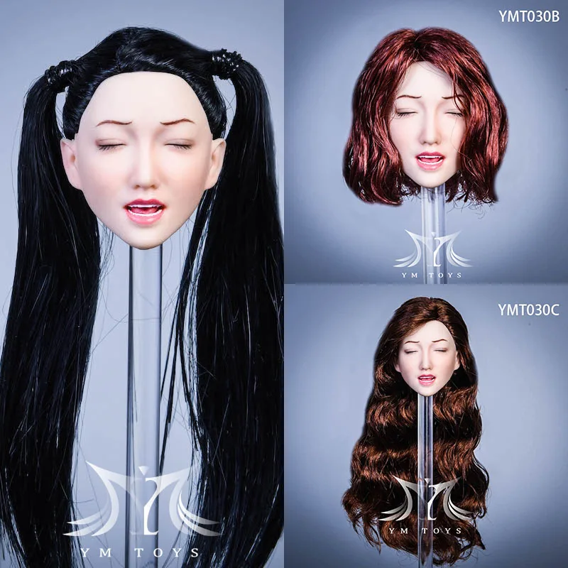 In Stock Luxury goods YMT030 1 6 Eyes Female Sculpt Closed Mouth Head Opening wholesale