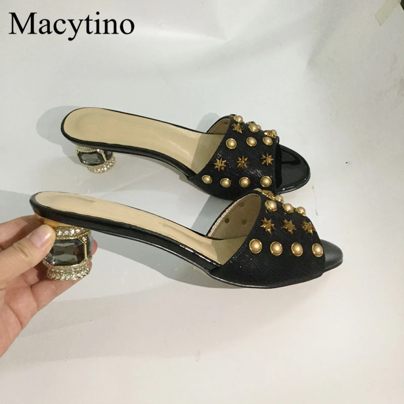 luxury slides womens