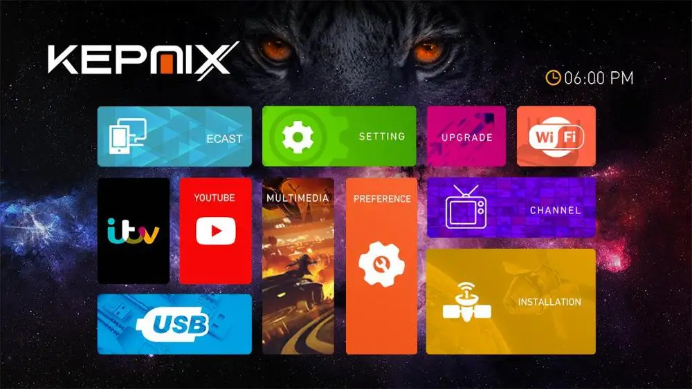 Hevc цифра спутниковый телевизионный ресивер dvb s2 Kepnix nano h.265 m3u xtream Поддержка PowerVu Biss