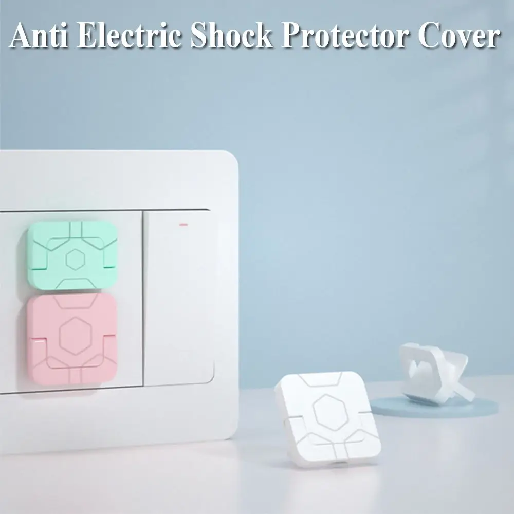 Electrical Outlet Two Holes Baby Safety Guard Protection Cap Protector Cover Socket Power Protect Covers Anti Electric Shock