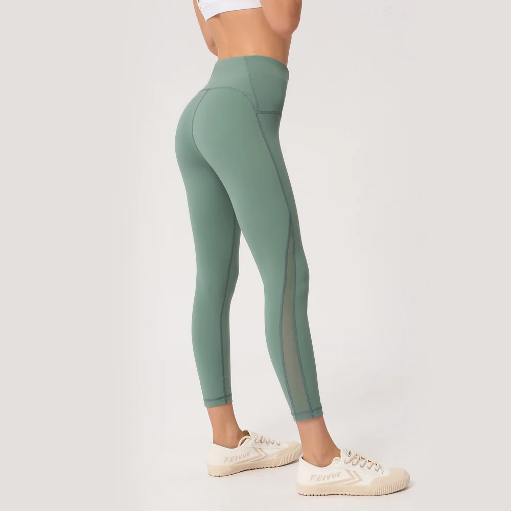 

Sports Flex Leggings Women High Waist Yoga Pants Gym Compression Fitness Tights Exercise Leggings Elasticity Breathable Ladies