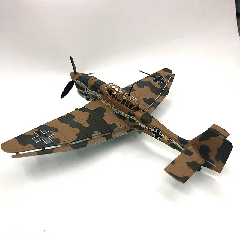 1/72 жесткий специальный литой металл Германия Вторая мировая война Dive Bomber Stuka JU87 имитационная модель мебель дисплей коллекционер