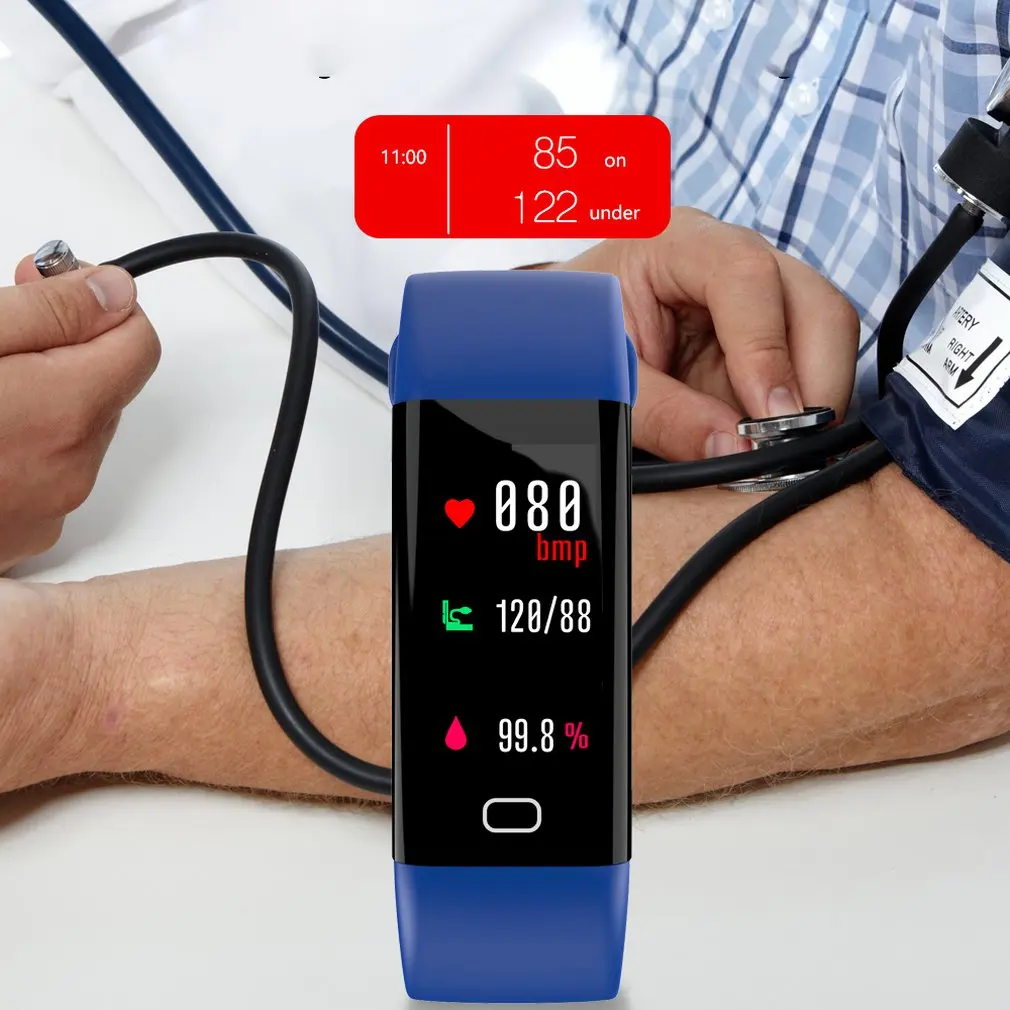 

Smart Bracelet Thermometer Sports Health Multifunctions Reminder Phone Calls Smart Watch Accessory Exercise