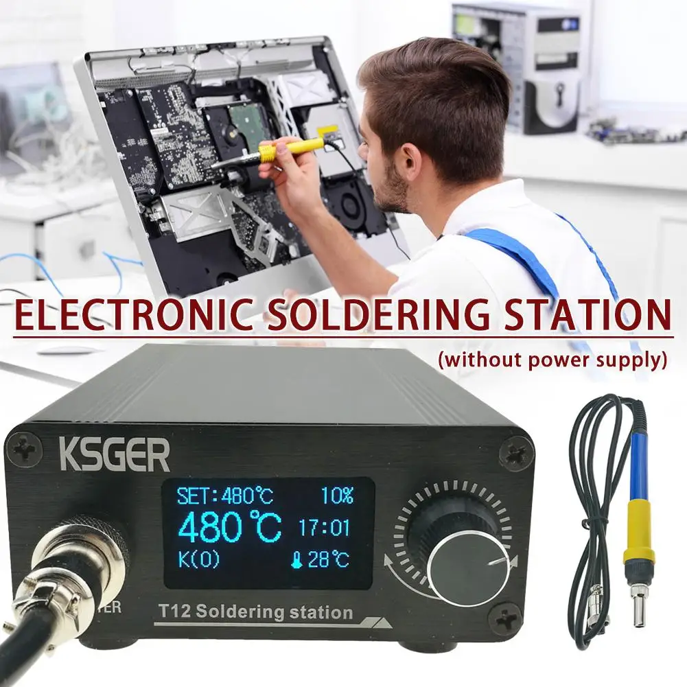 Паяльная станция STM32 OLED V2.1S T12 наборы сделай сам цифровой регулятор температуры