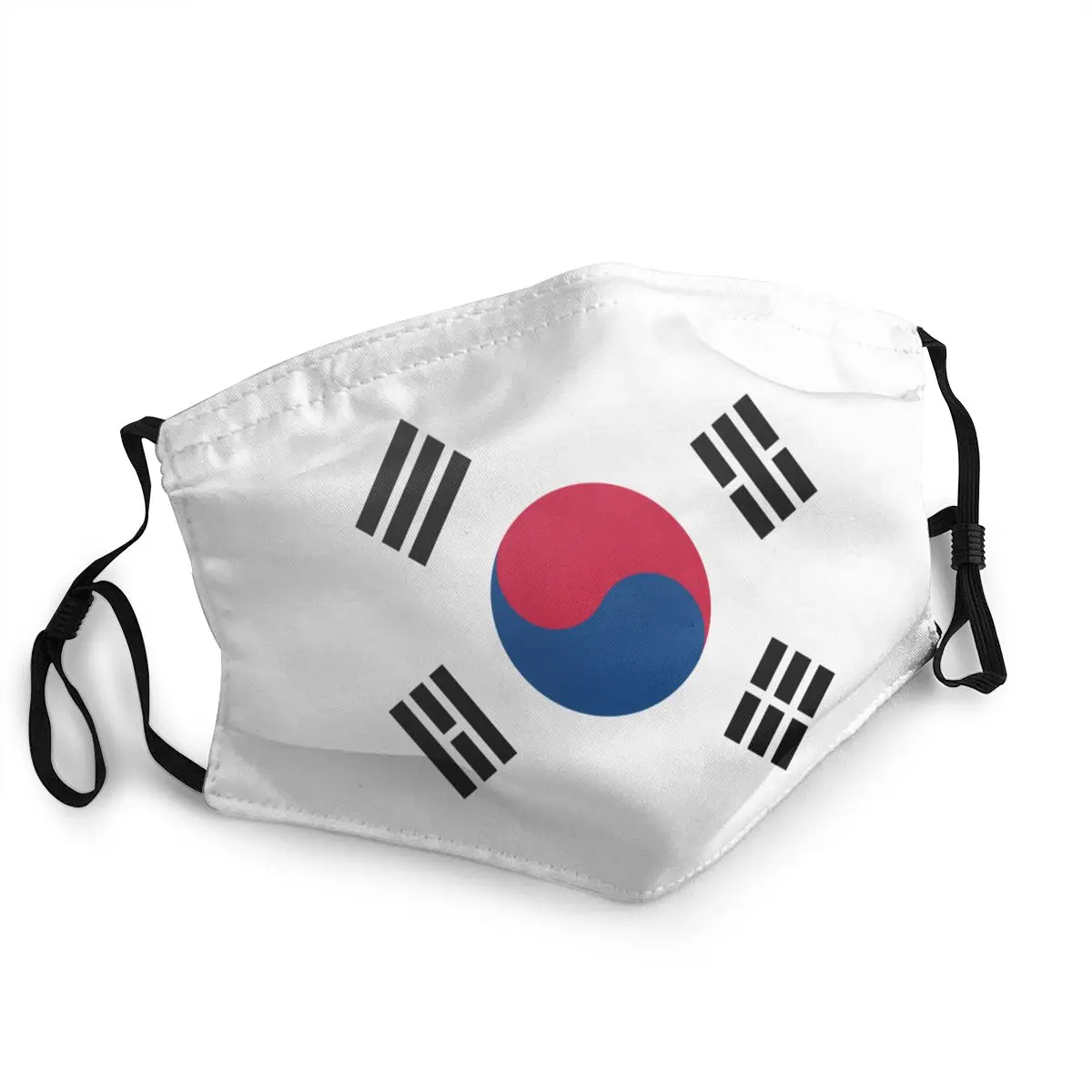South Korea Flag Unisex Non-Disposable Face Mask Pattern Dustproof Protection Respirator Mouth Muffle | Красота и здоровье