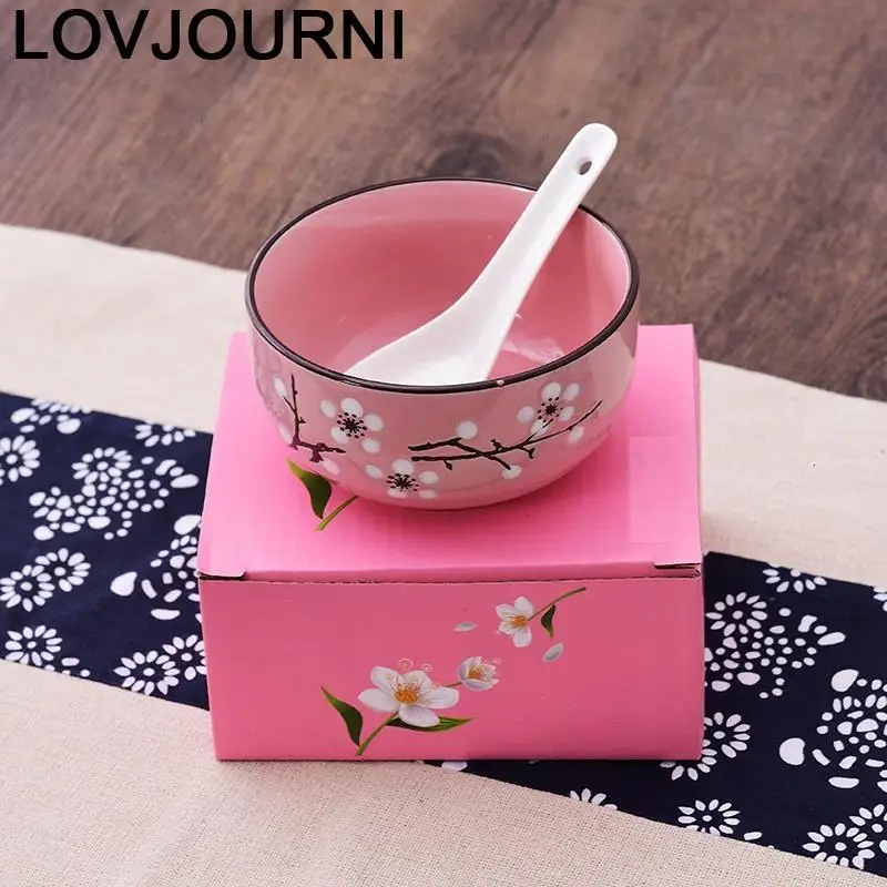 Flatware Utensil Vajilla Set Noodles Korean Miska Tableware Saladier Keuken Accesoires Dinnerware Soup Ceramica Ceramic Bowl | Дом и сад
