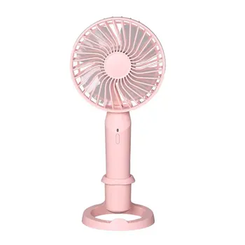 

Usb Mini Fan New Outdoor Portable Charging Handheld Small Fan Phone Holder Cute Solid Color Fan Cooling Aid