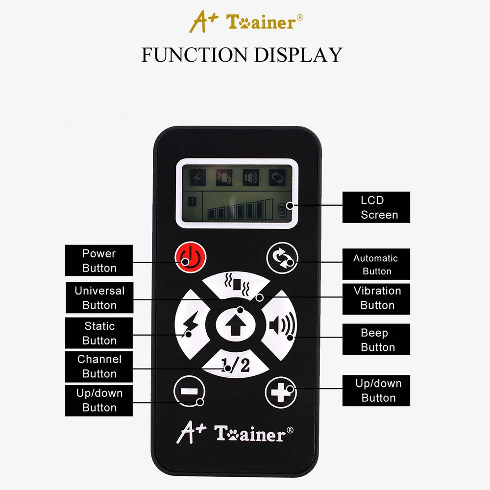 800m dog training collar with remote control waterproof rechargeable electric shock collar beep vibration dog anti bark collar