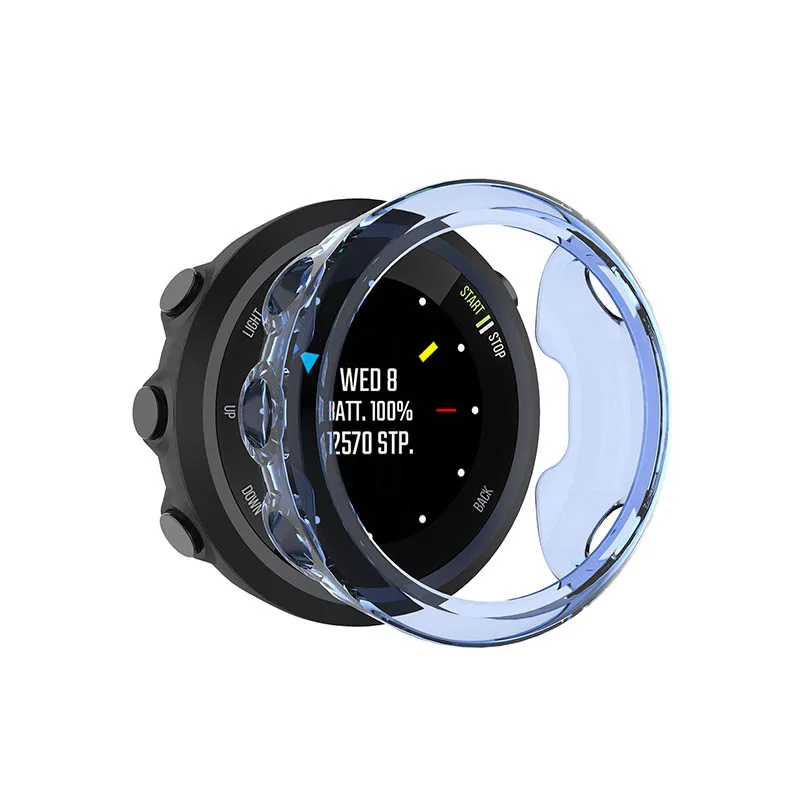 Защитный чехол из ТПУ для Garmin forerunner 45 45 S, Сменные аксессуары для Garmin forerunner 45 45 S, защитный мягкий чехол - Цвет ремешка: Синий