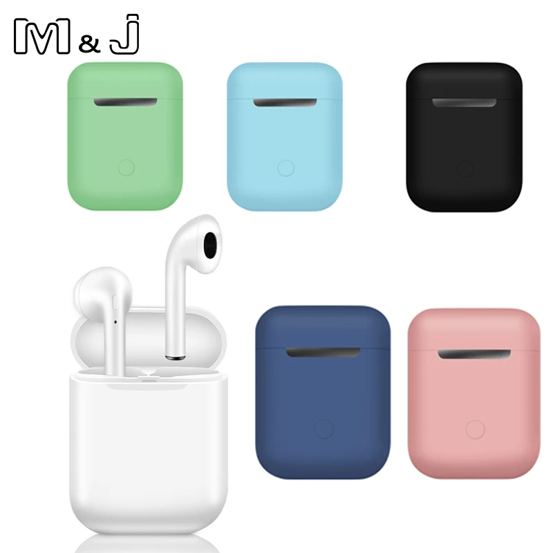 I9S tws Беспроводные Bluetooth 5 0 наушники Macaron i12 спортивные гарнитура с зарядным боксом