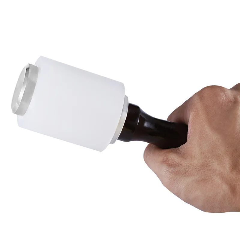 木雕一字锤红色柄 (2)