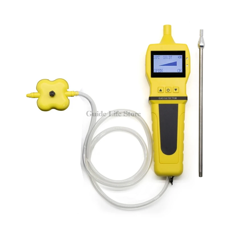 

CO2 CO Gas Air Detector Tester Collect Portable Digital Charging External Pump Sampler Device Gas Sampling Pump