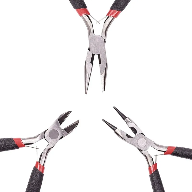 4pcs Jewelry Pliers Set Beading Making Hobby Craft DIY Wire Cutter