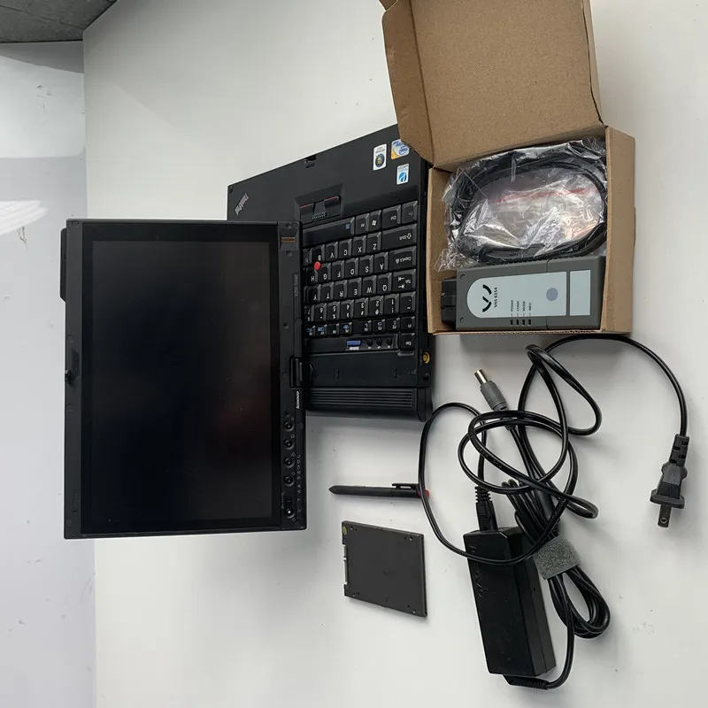 Автомобильный диагностический инструмент VAS6154 ODIS V5.1.3 OBD2 wifi Bluetooth V.A.G сканер+ SSD/HDD программное обеспечение ноутбук X201T I7 4G готовое использование