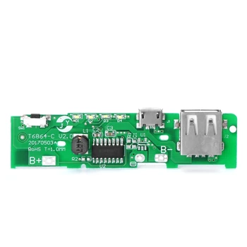

USB 5V 2A Mobile Phone Power Bank Charger PCB Board Module For 18650 Battery Q6PA