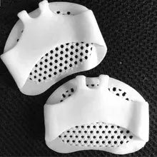 Плюсневая дышащая разделительная стелька с высоким каблуком, гелевые подушечки для стопы, соты, передняя Подушечка для ладони, дышащая Подушечка Для Ног