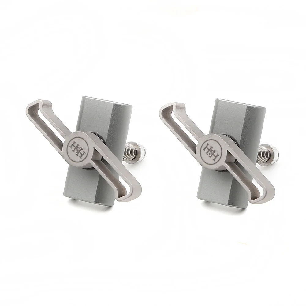 US $130.00 HampH Lightweight titanium Hinge Clamp Plate and Lever Set for Brompton Bicycle Folding